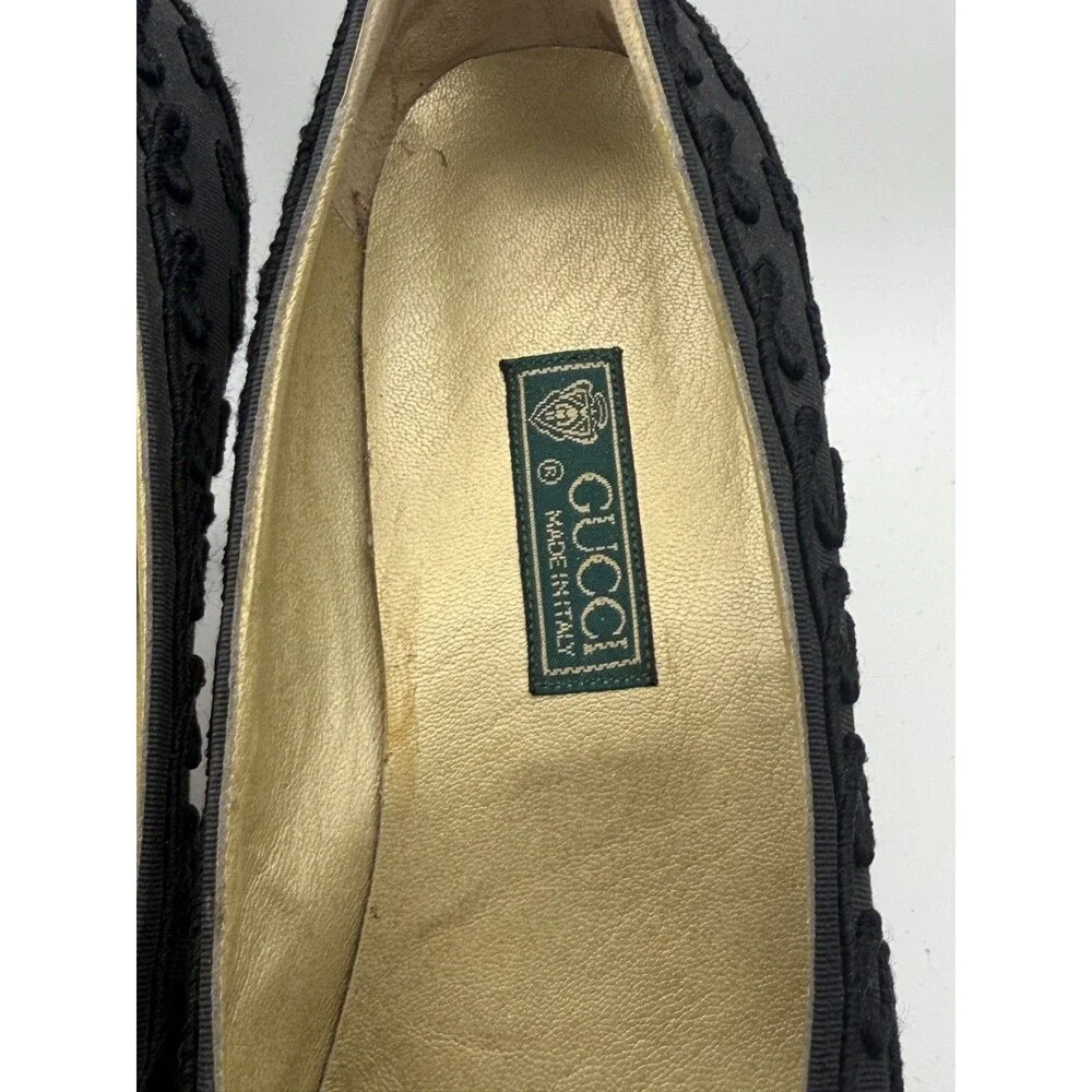 🖤✨ Vintage Gucci Designer Shoes | Size EU 36 | Black | Original Box Included 👠